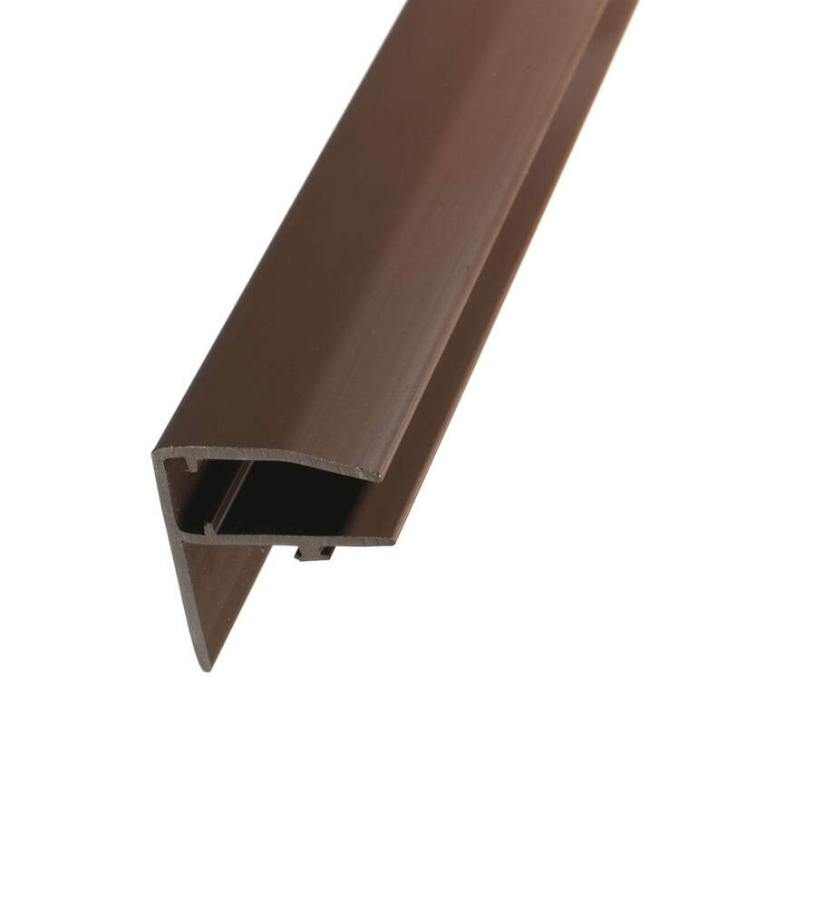 PVC F Section Rafter Supported - 16mmm x 4mtr Brown Price Comparisons | Compare The Build