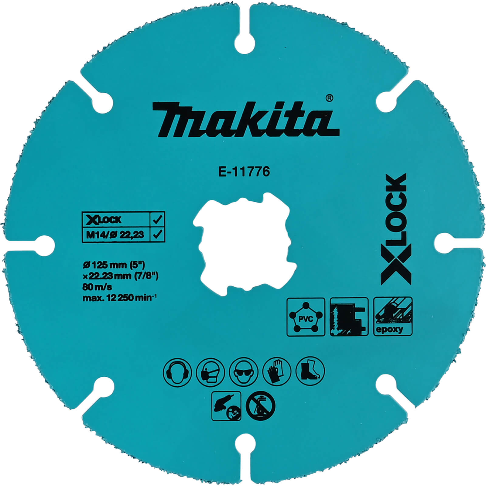 Makita X Lock Tungsten Carbide Grit Cutting Disc 125mm 2mm 22mm | Compare The Build