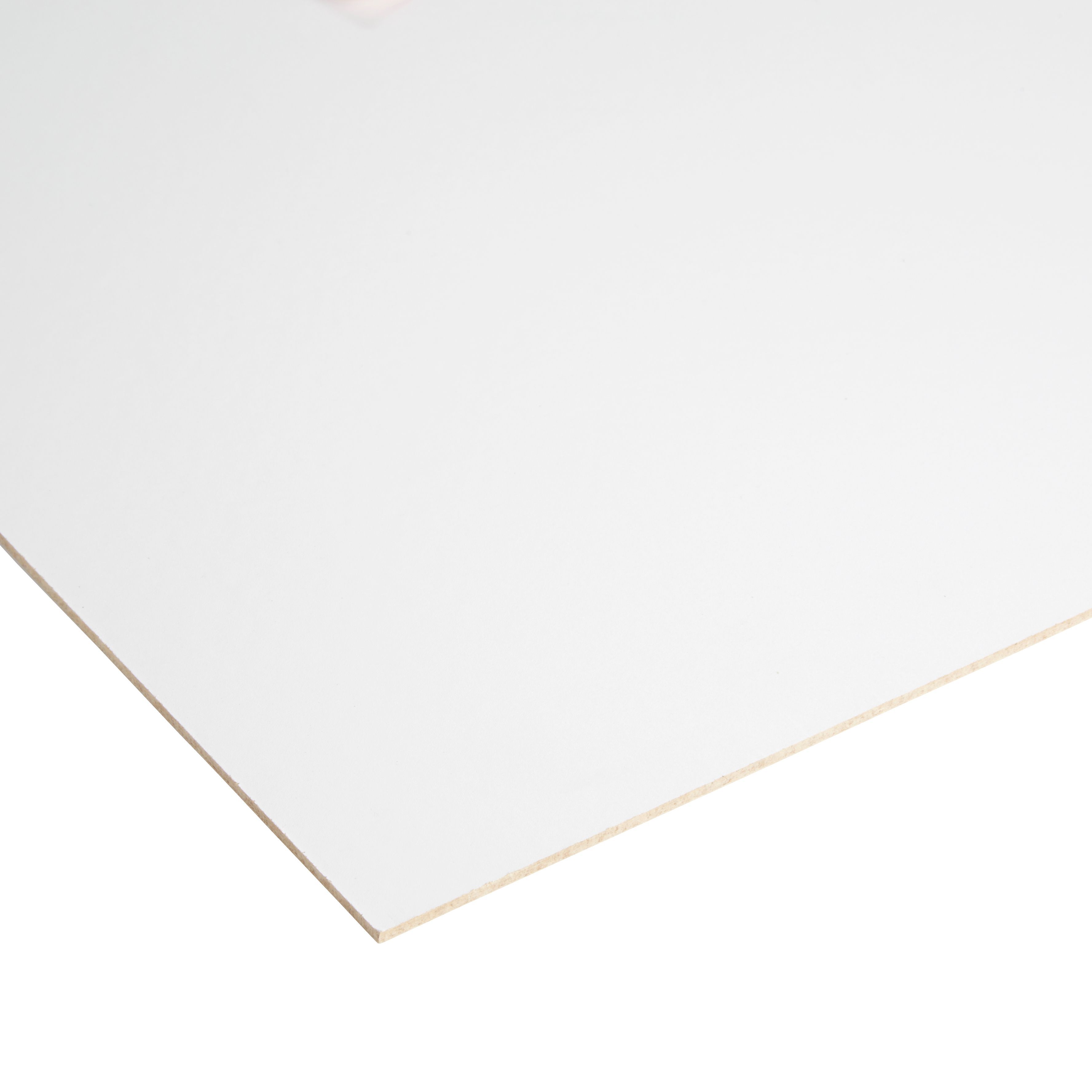 White Hardboard (L)1.22m (W)0.61m (T)3mm Price Comparisons | Compare The Build