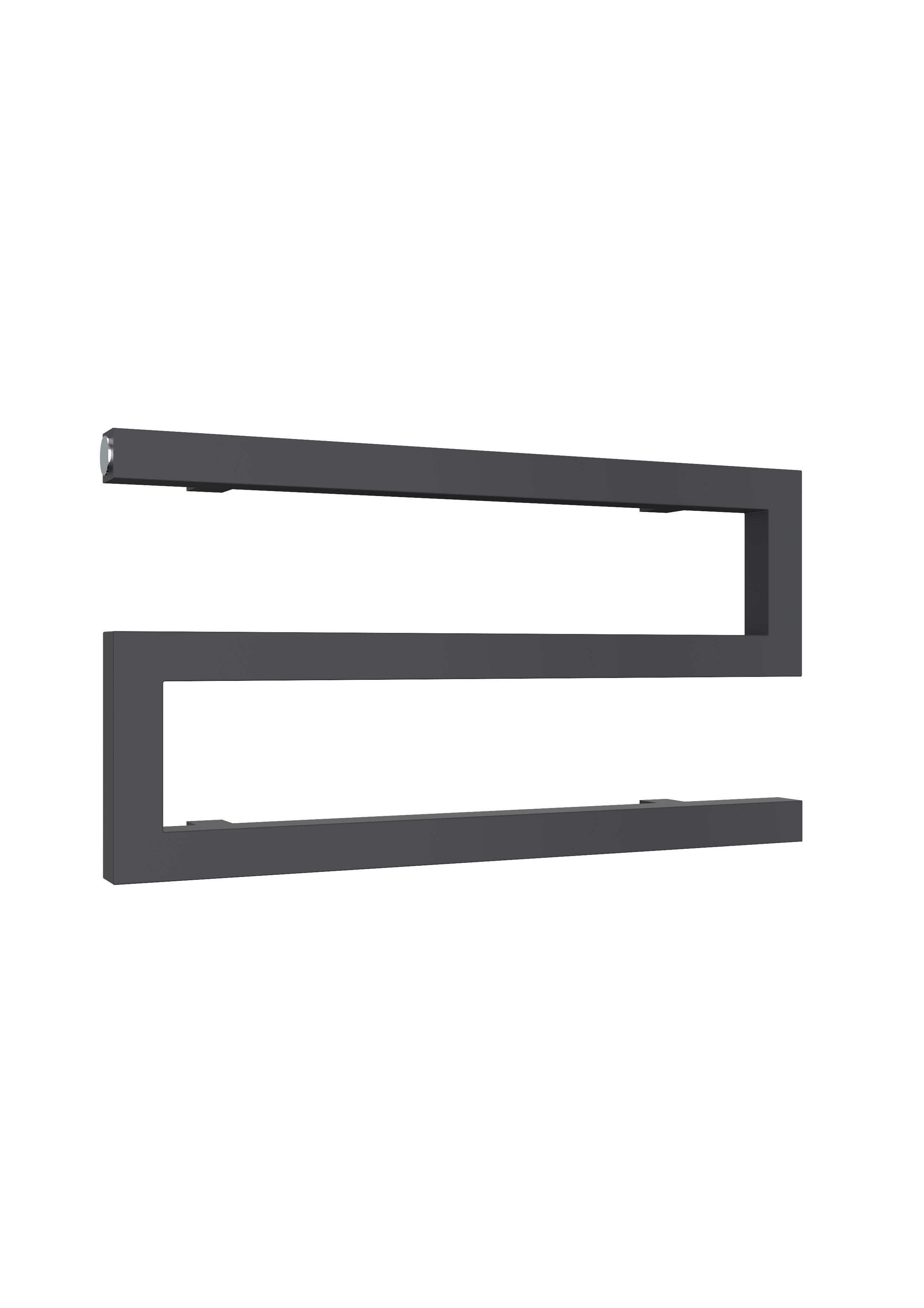 Reina Serpe Designer Rail, Anthracite, 270x500mm Price Comparisons | Compare The Build