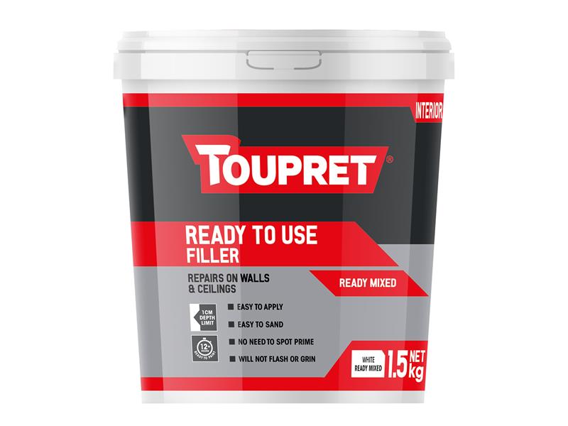 Toupret TOUTTRP015 Ready To Use Filler 1.5kg Price Comparisons | Compare The Build