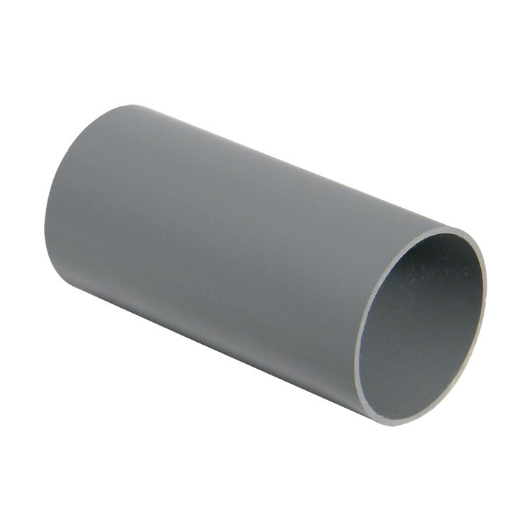 FloPlast Miniflo Grey Round Downpipe (L)2m (Dia)50mm Price Comparisons | Compare The Build