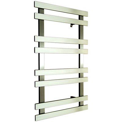 Accuro Korle Daisy Silver Towel Warmer (W)500mm X (H)840mm | Compare The Build