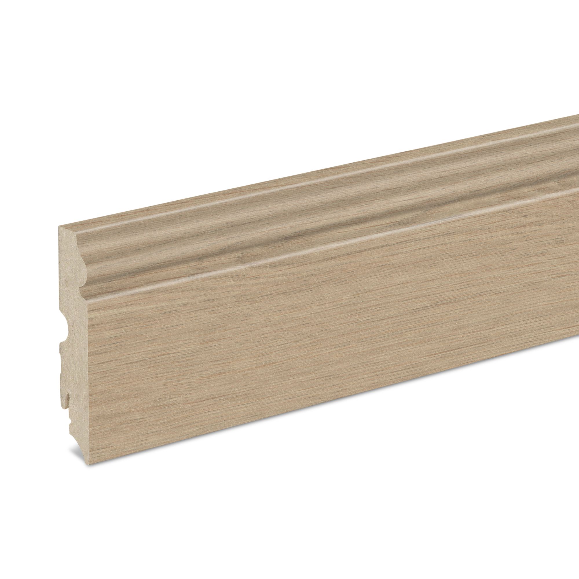 Natural MDF Skirting board (L)2.2m (W)90mm (T)19mm Price Comparisons | Compare The Build