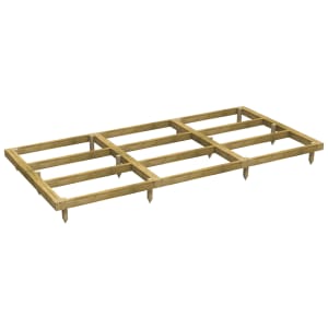 Power Sheds 12 x 6ft Pressure Treated Garden Building Base Kit | Compare The Build