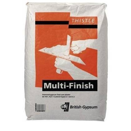 Thistle Multi Finish Plaster 25kg Price Comparisons | Compare The Build