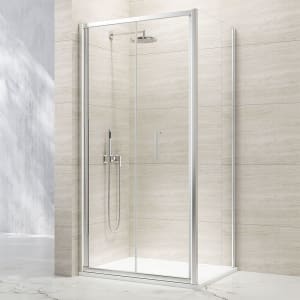 Nexa By Merlyn 6mm Chrome Framed Bi-Fold Shower Door Only - 1900 x 760mm Price Comparisons | Compare The Build