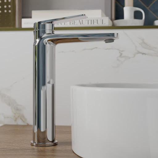 Merano Tirso Tall Basin Mixer Tap - Chrome Price Comparisons | Compare The Build