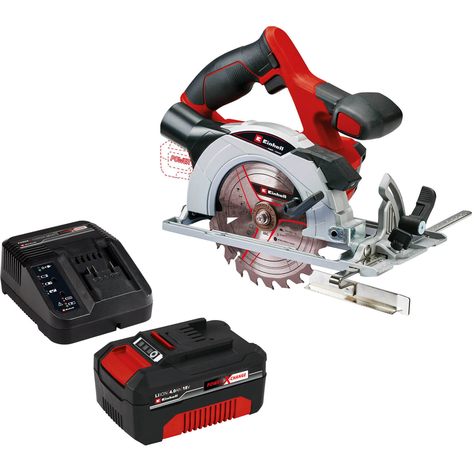 Einhell TE-CS 18/150 Li 18v Cordless Circular Saw 150mm 1 x 4ah Li-ion Charger No Case Price Comparisons | Compare The Build