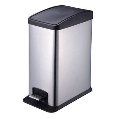 Cooke & Lewis Soft Close Stainless Steel Rectangular Freestanding Kitchen Bin Price Comparisons | Compare The Build