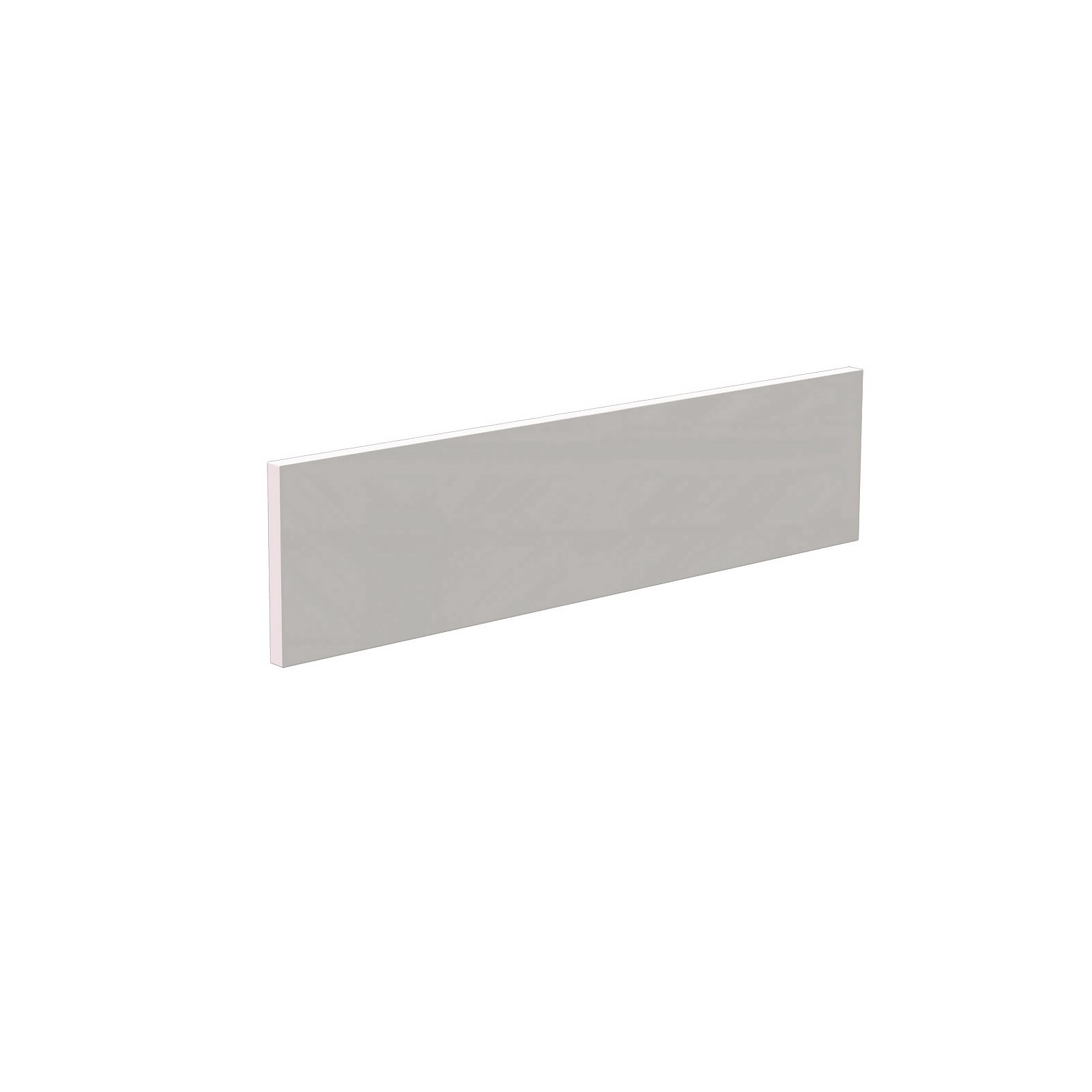 High Gloss/Modern Slab/Handleless Kitchen Filler Panel (W)148 x (L)597mm - Gloss Grey Price Comparisons | Compare The Build