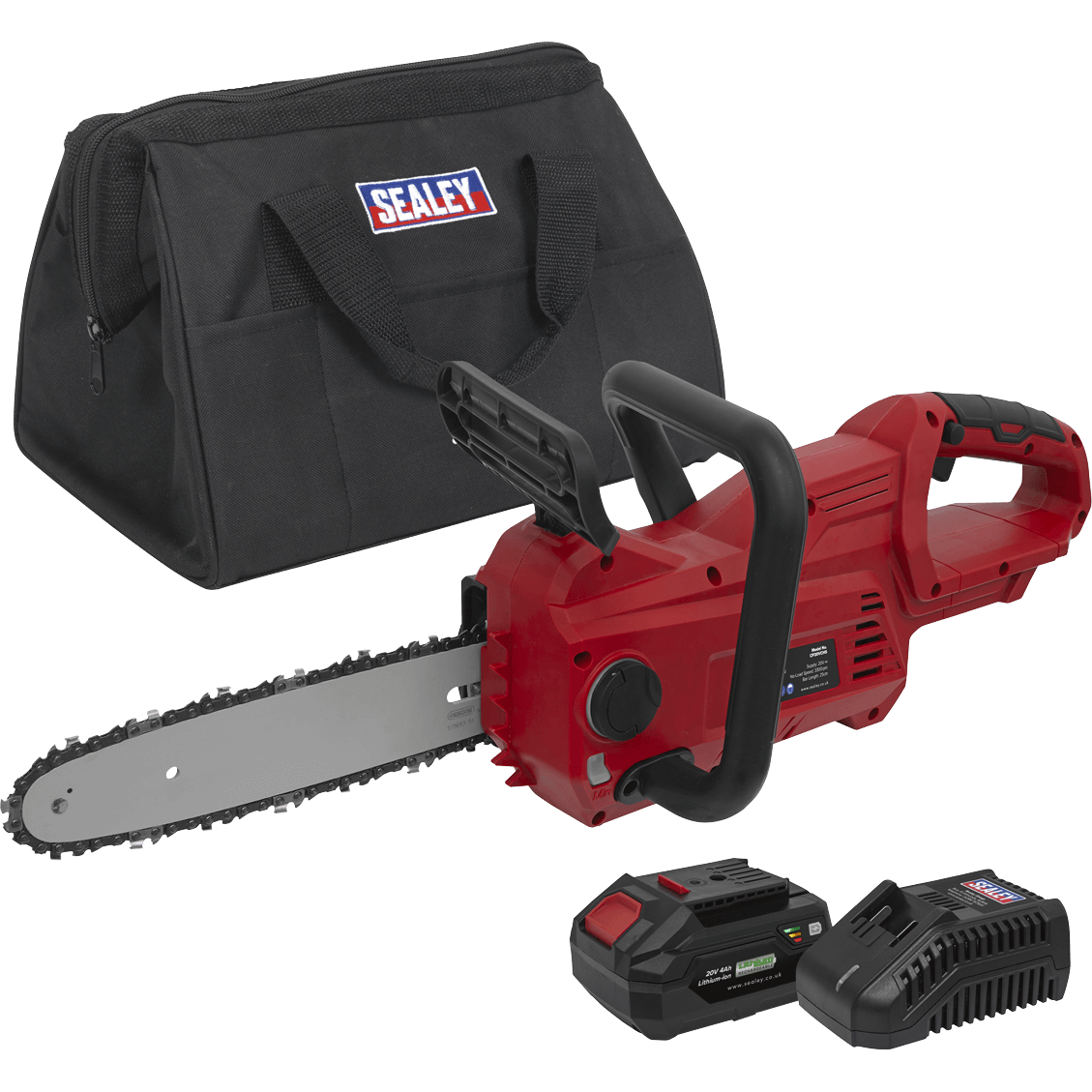 Sealey CP20VCHS 20v Cordless Chainsaw 250mm 1 x 4ah Li-ion Charger Bag Price Comparisons | Compare The Build