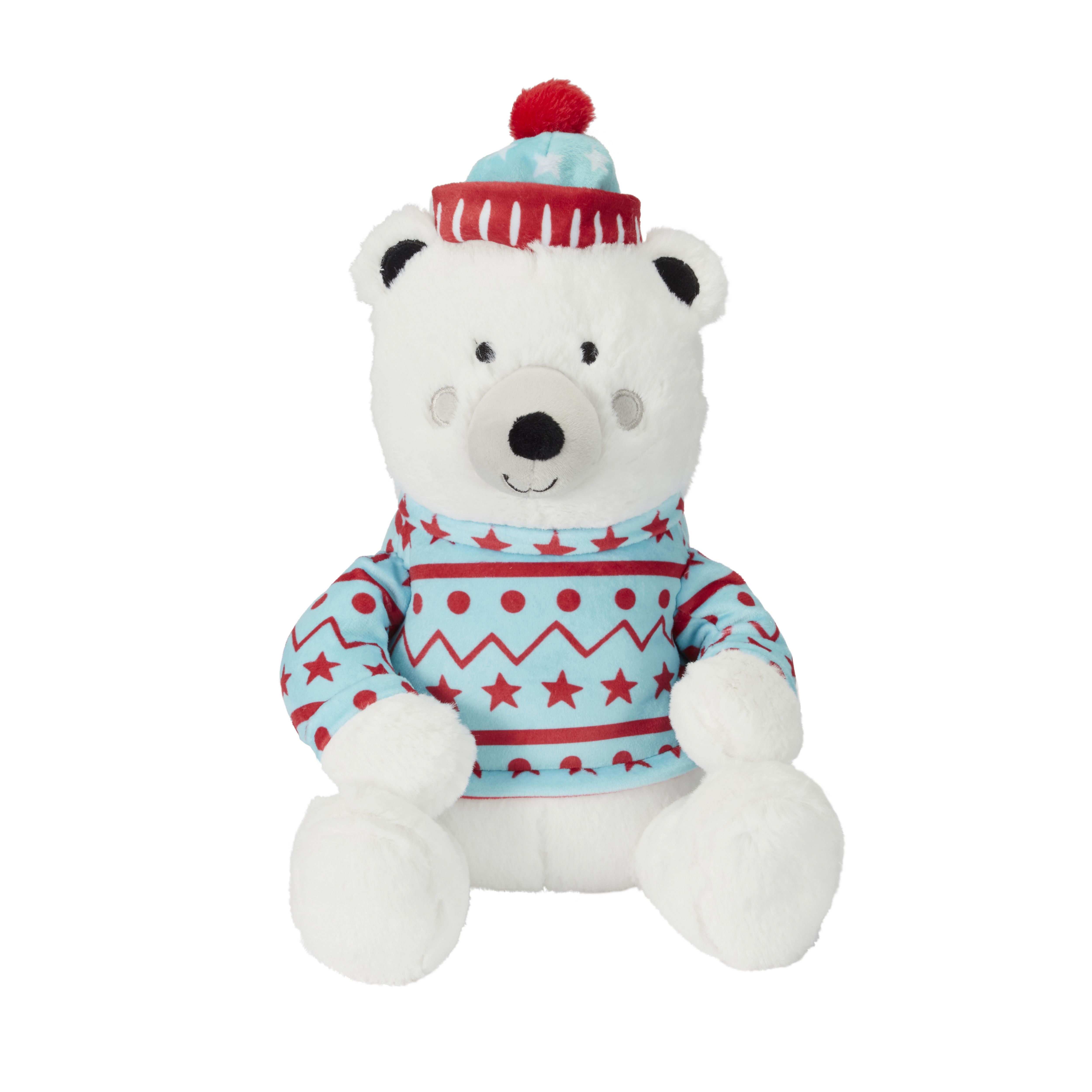 Battery-Powered Lights Up, Dancing & Singing Polar Bear In Jumper Character Price Comparisons | Compare The Build