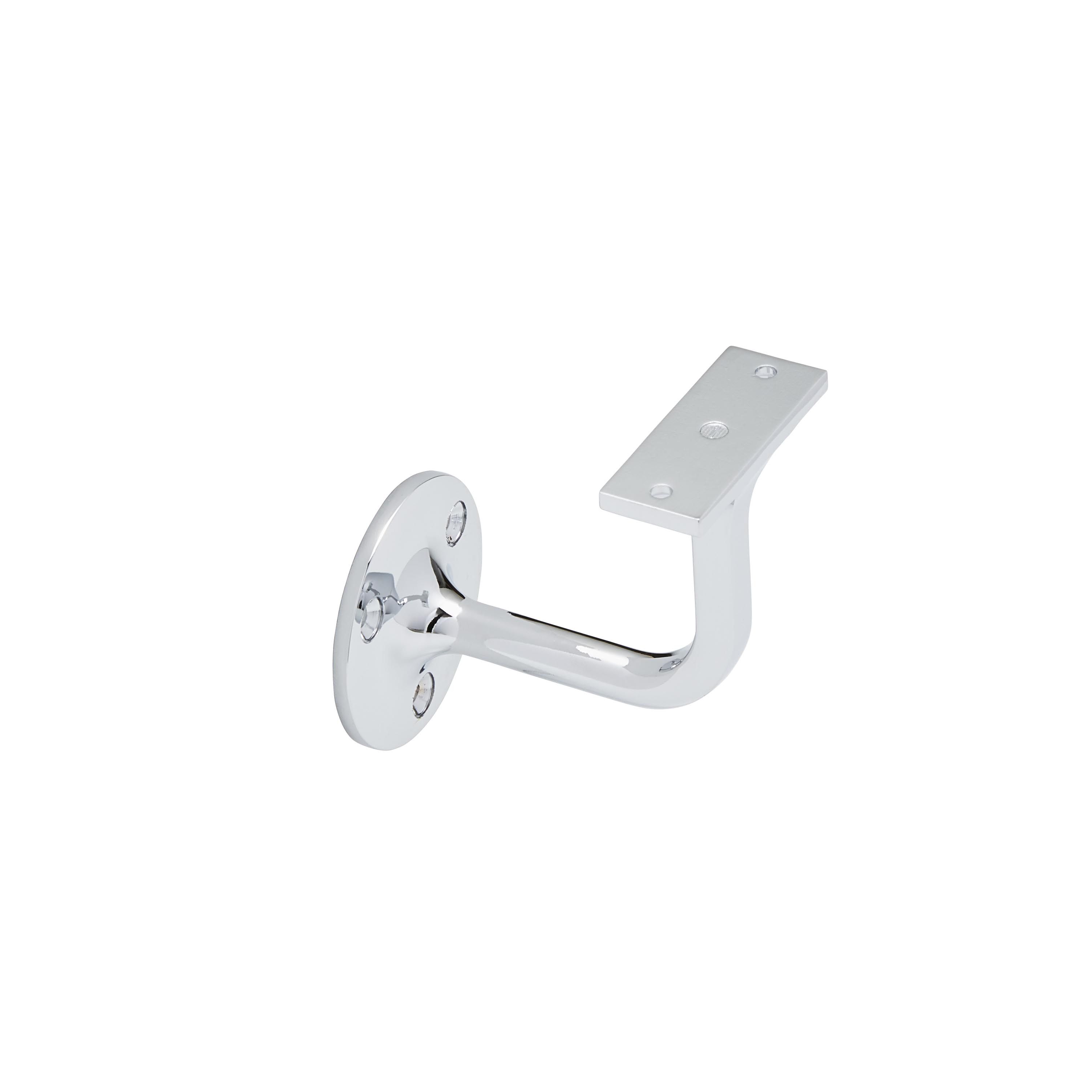 Richard Burbidge Trademark Polished Silver Effect Metal Handrail Bracket (L)78mm (H)72mm, Pack Of 5 Price Comparisons | Compare The Build