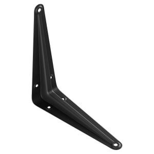 London Matt Black Shelf Bracket - 250 x 200mm Price Comparisons | Compare The Build