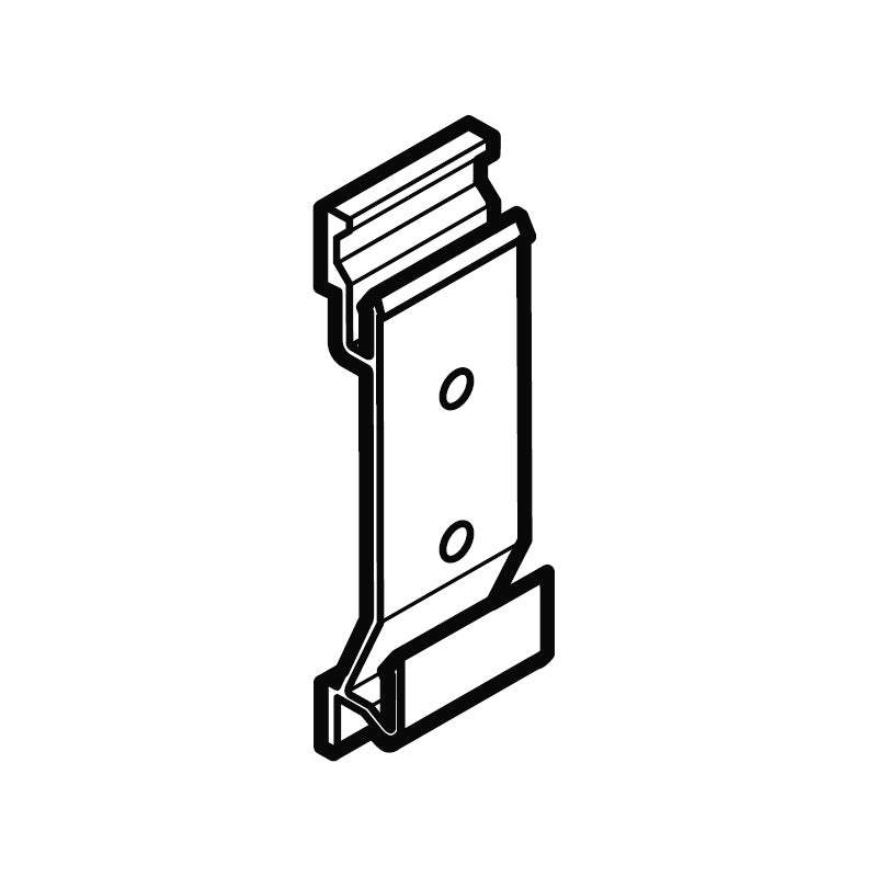 Alumasc Aqualine Deep Run Fascia Bracket in Metallic Silver - 110mm x 85mm Silver Metallic Matte Aluminium EDR11/FB/PPC/9006M Price Comparisons | Compare The Build