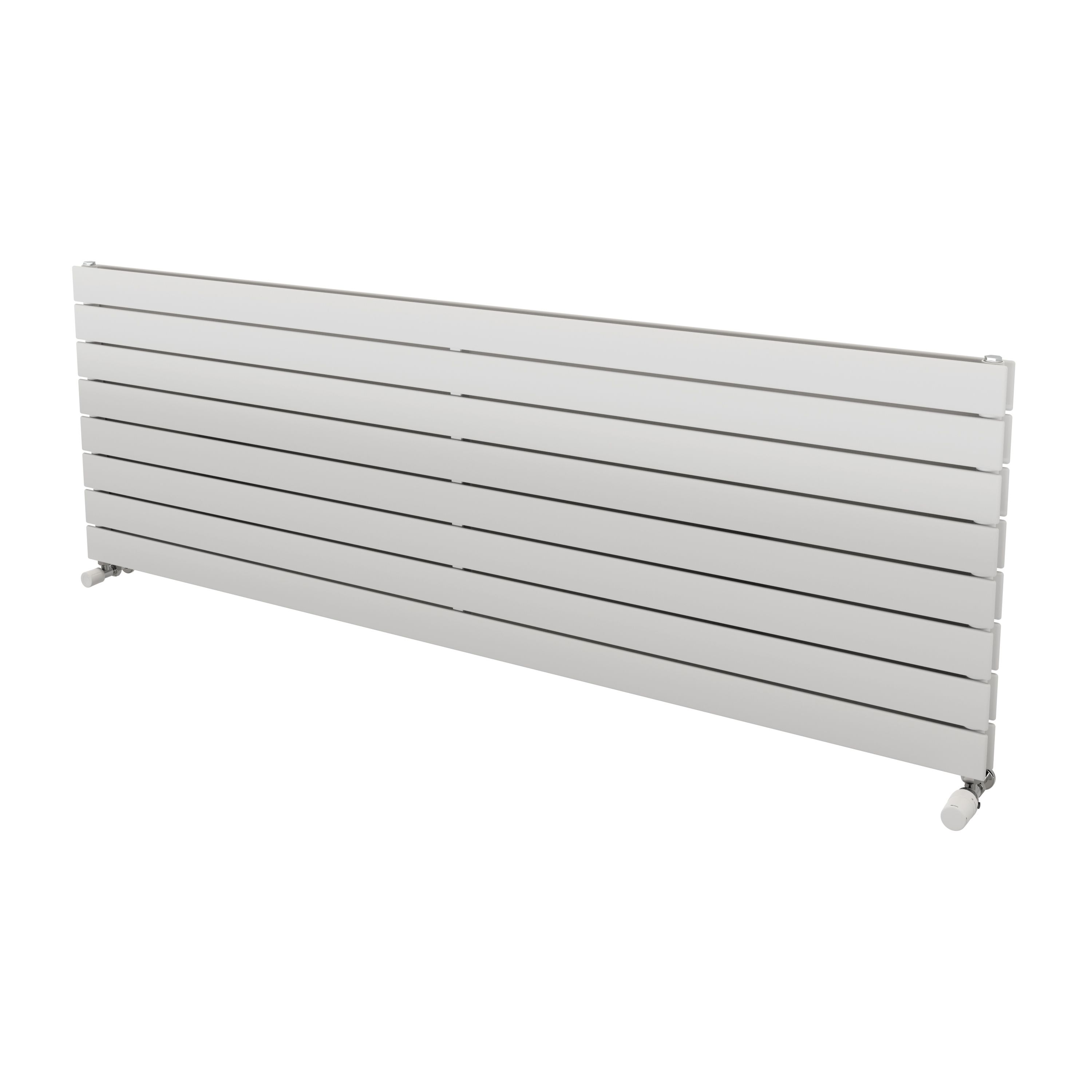 Ximax Vertirad Duplex Satin White Horizontal Designer Panel Radiator, (W)1800mm X (H)595mm Price Comparisons | Compare The Build