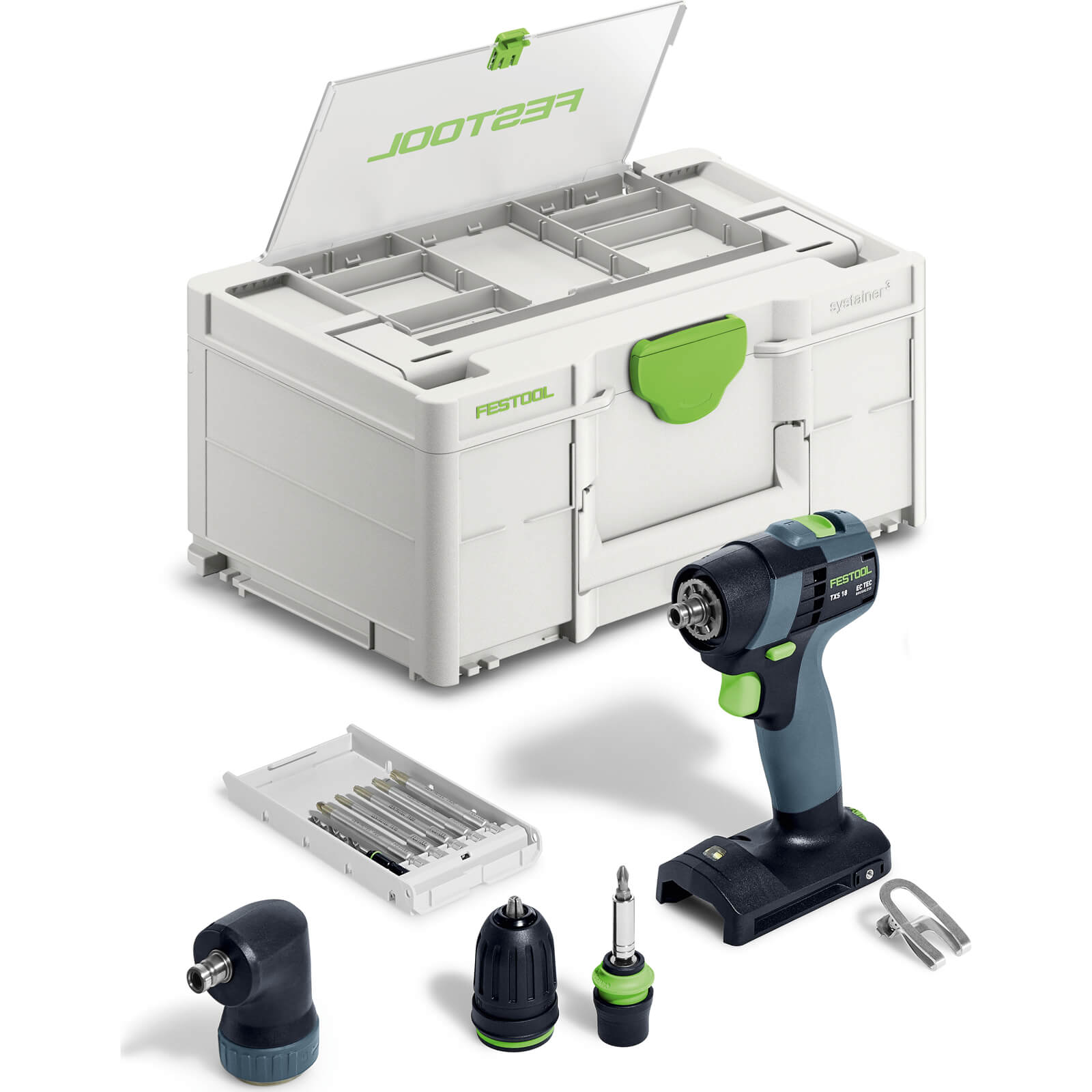 Festool TXS 18 18v Cordless Brushless Drill Driver Set No Batteries No Charger Case | Compare The Build