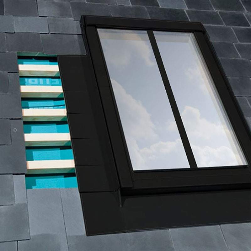 FAKRO ELV/C/42 Conservation Flashing For Up To 10mm Slate Tiles - 78cm x 206cm Price Comparisons | Compare The Build