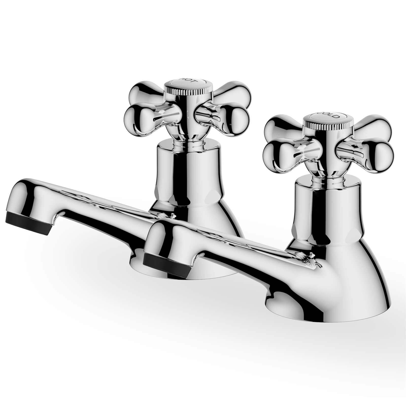 Gordale Bath Pillar Tap - Chrome Price Comparisons | Compare The Build