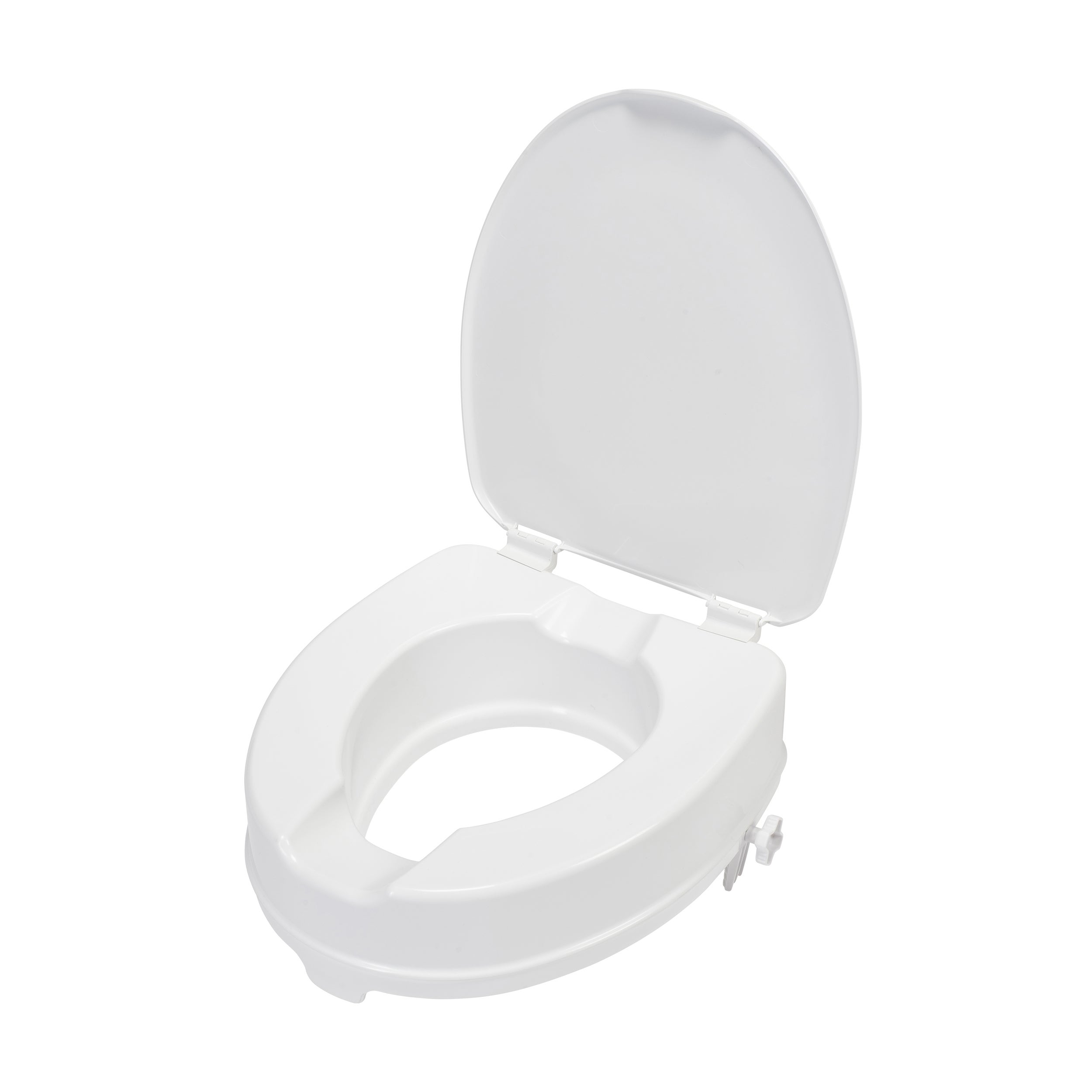 Carragh Raised Toilet Seat White | Compare The Build