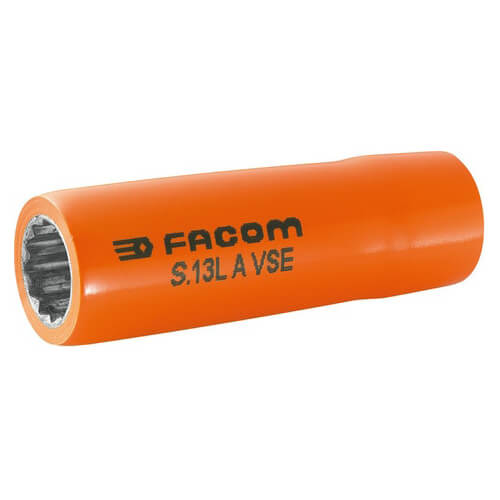 Facom 1/2" Drive 1000v Insulated Bi Hexagon Deep Metric Socket 1/2" 13mm Price Comparisons | Compare The Build