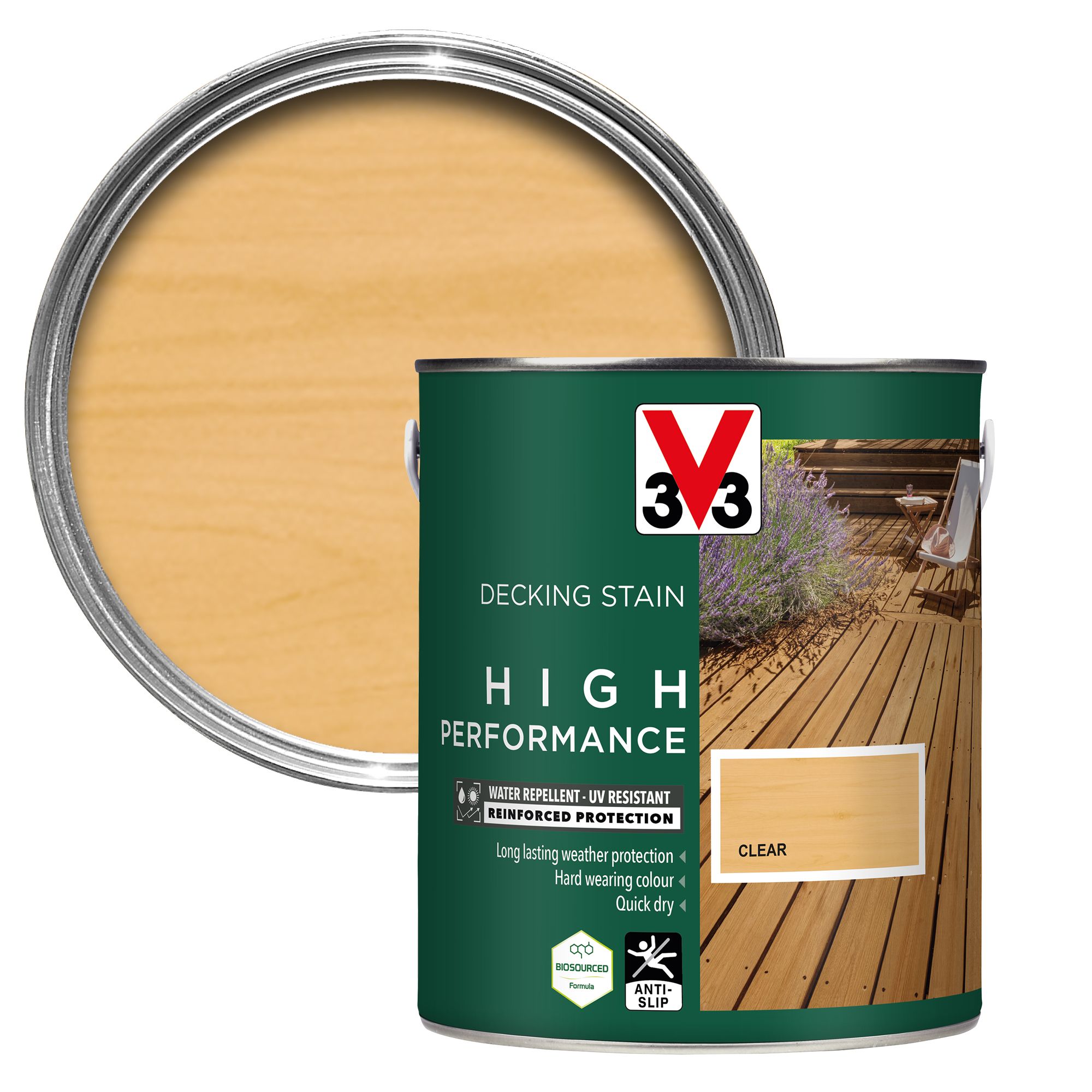 V33 High Performance Clear Satin Quick Dry Decking Stain, 2.5L Price Comparisons | Compare The Build