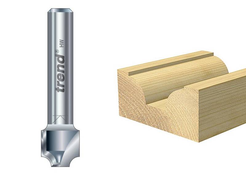 Trend TRE70114TC 7/01 x 1/4 TCT Ovolo & Round Over 2.5mm Radius Price Comparisons | Compare The Build