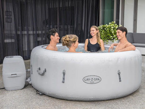 Lay-Z-Spa Paris AirJet 6 Person Hot Tub Price Comparisons | Compare The Build