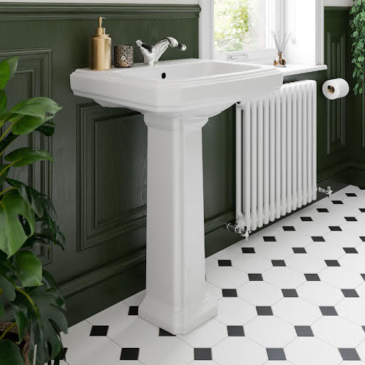 Park Lane Traditional Full Pedestal 1 Tap Hole Bathroom Basin Price Comparisons | Compare The Build
