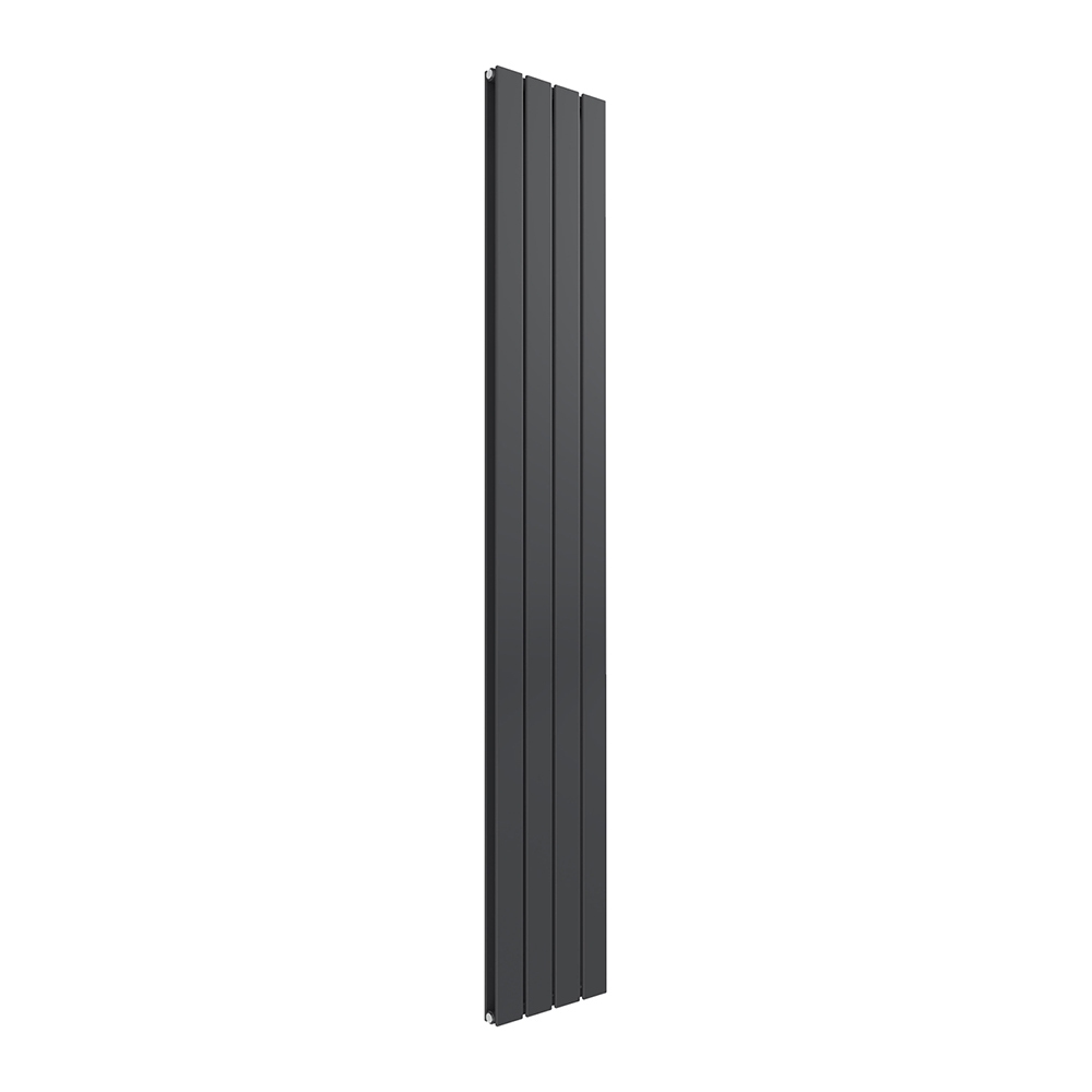 Reina Flat Vertical Designer Radiator, Anthracite, 1800mm x 292mm Price Comparisons | Compare The Build