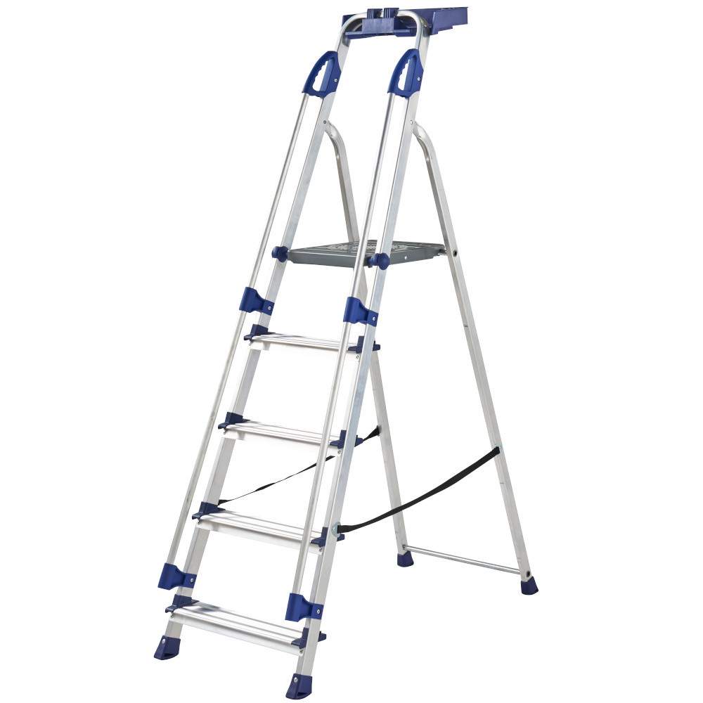 Werner 5 Tread Workstation Stepladder - EN131 7050518L Price Comparisons | Compare The Build