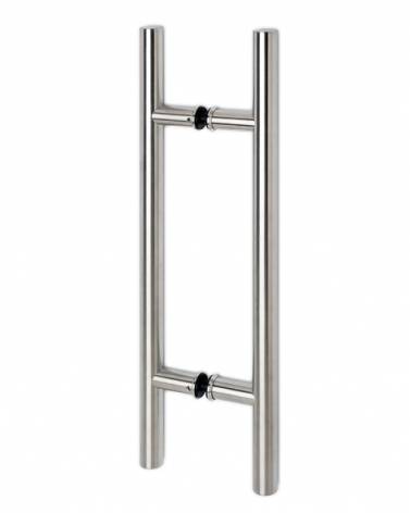 Satin Stainless Steel Guardsman Pull Handle - Flanged 1500mm x 1300mm x 25mm | Compare The Build