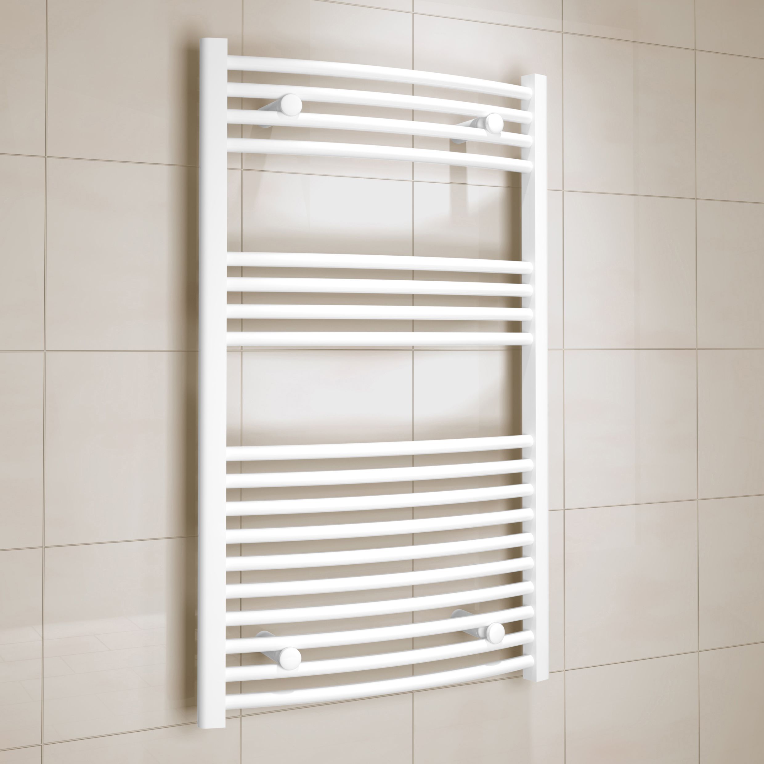 Kudox 458W White Towel Warmer (H)1000mm (W)600mm Price Comparisons | Compare The Build