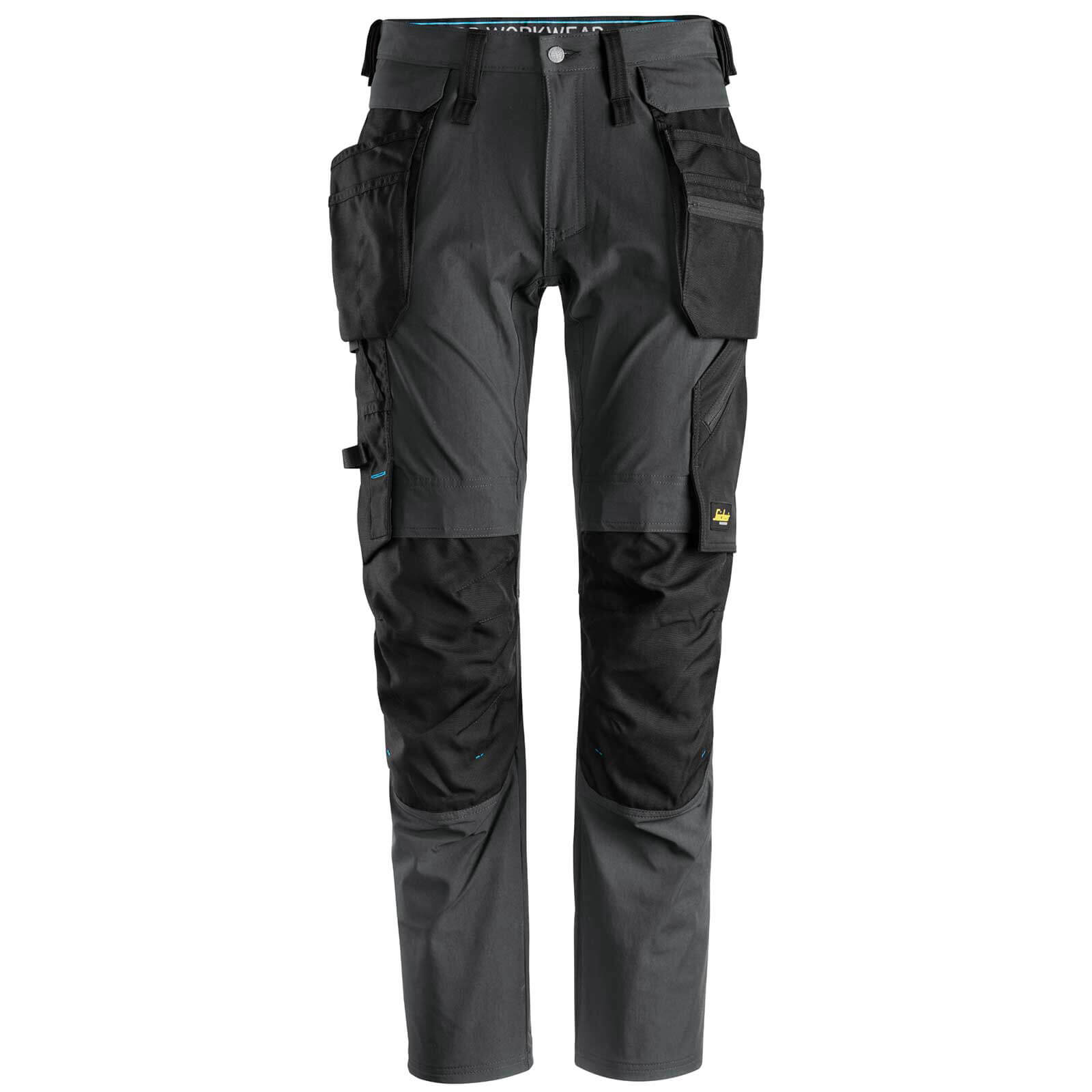 Snickers 6208 Lite Work Stretch Trousers Holster Pockets Steel Grey / Black 47" 32" Price Comparisons | Compare The Build