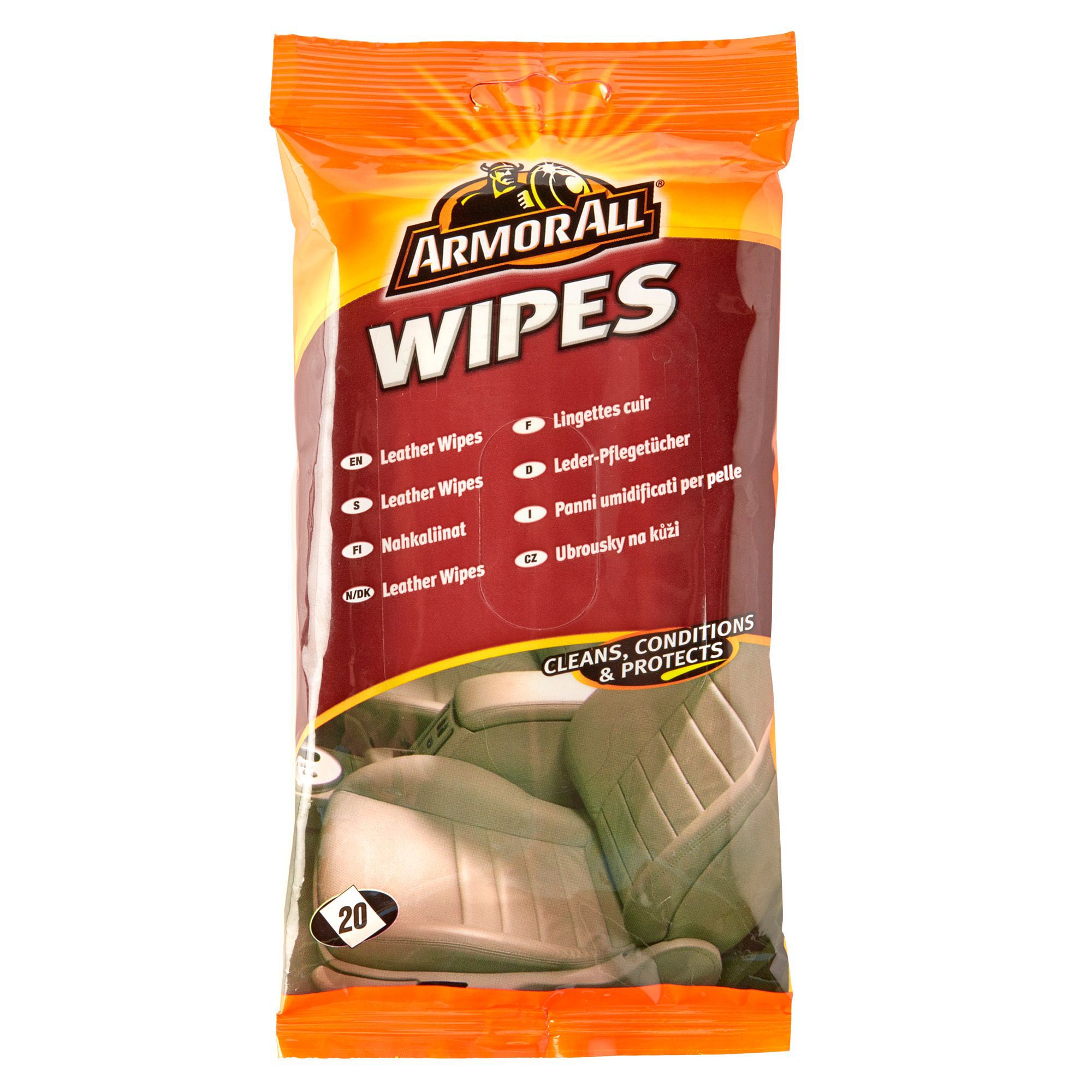 Armor All Unscented Leather Wipes, Pack Of | Compare The Build