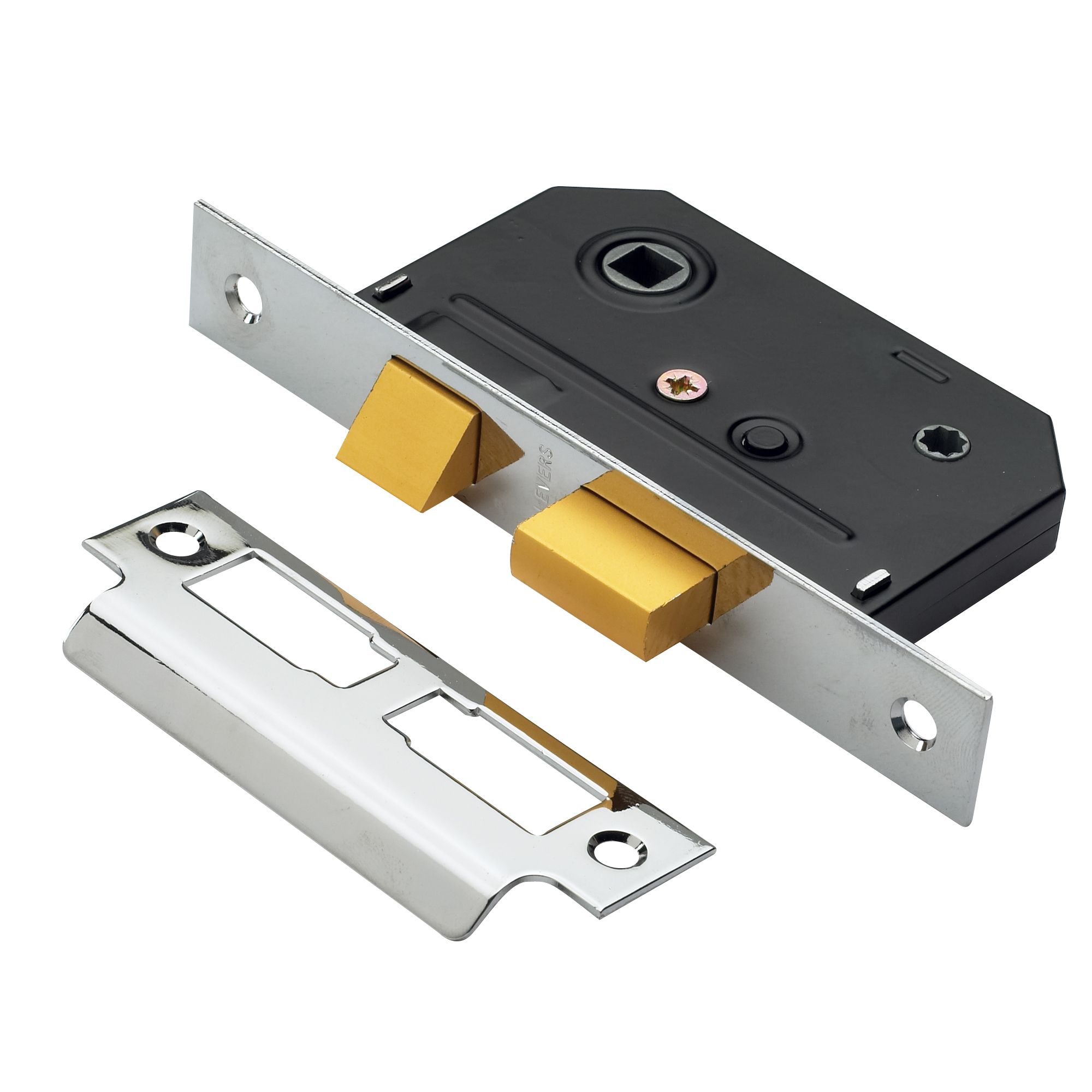 Polished Chrome Effect Metal Bathroom Mortice Latch Price Comparisons | Compare The Build