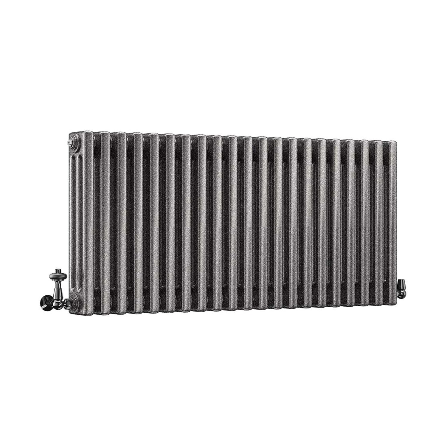 DQ Modus 3 Column Horizontal Radiator, Historic Silver, 500mm x 1220mm Price Comparisons | Compare The Build