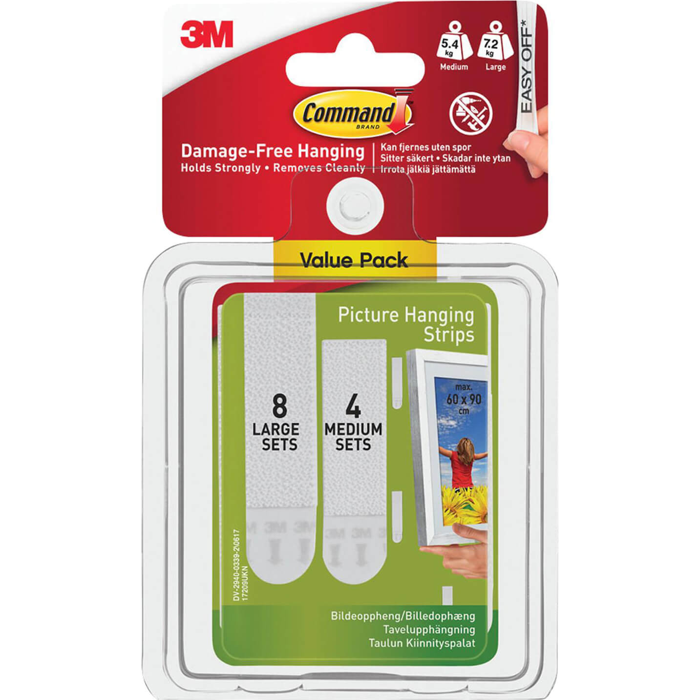 Command 12 Piece Medium and Large Picture Hanging Adhesive Strip Set Price Comparisons | Compare The Build