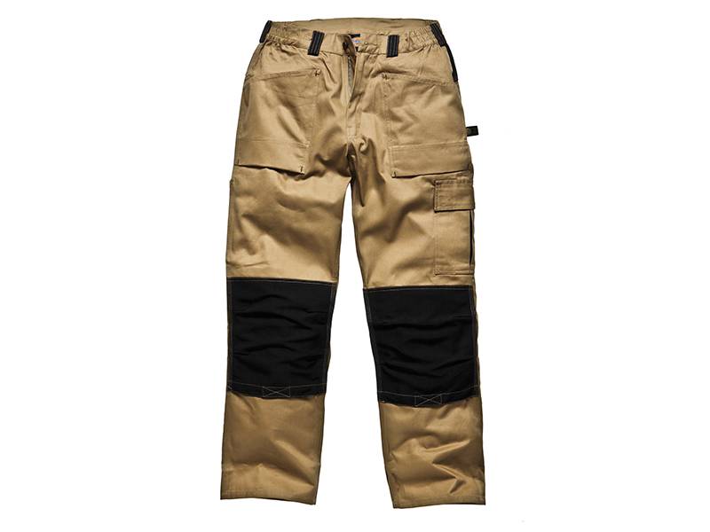 Dickies DIC493042TK GDT290 Trousers Khaki & Black Waist 42in Leg 33in Price Comparisons | Compare The Build