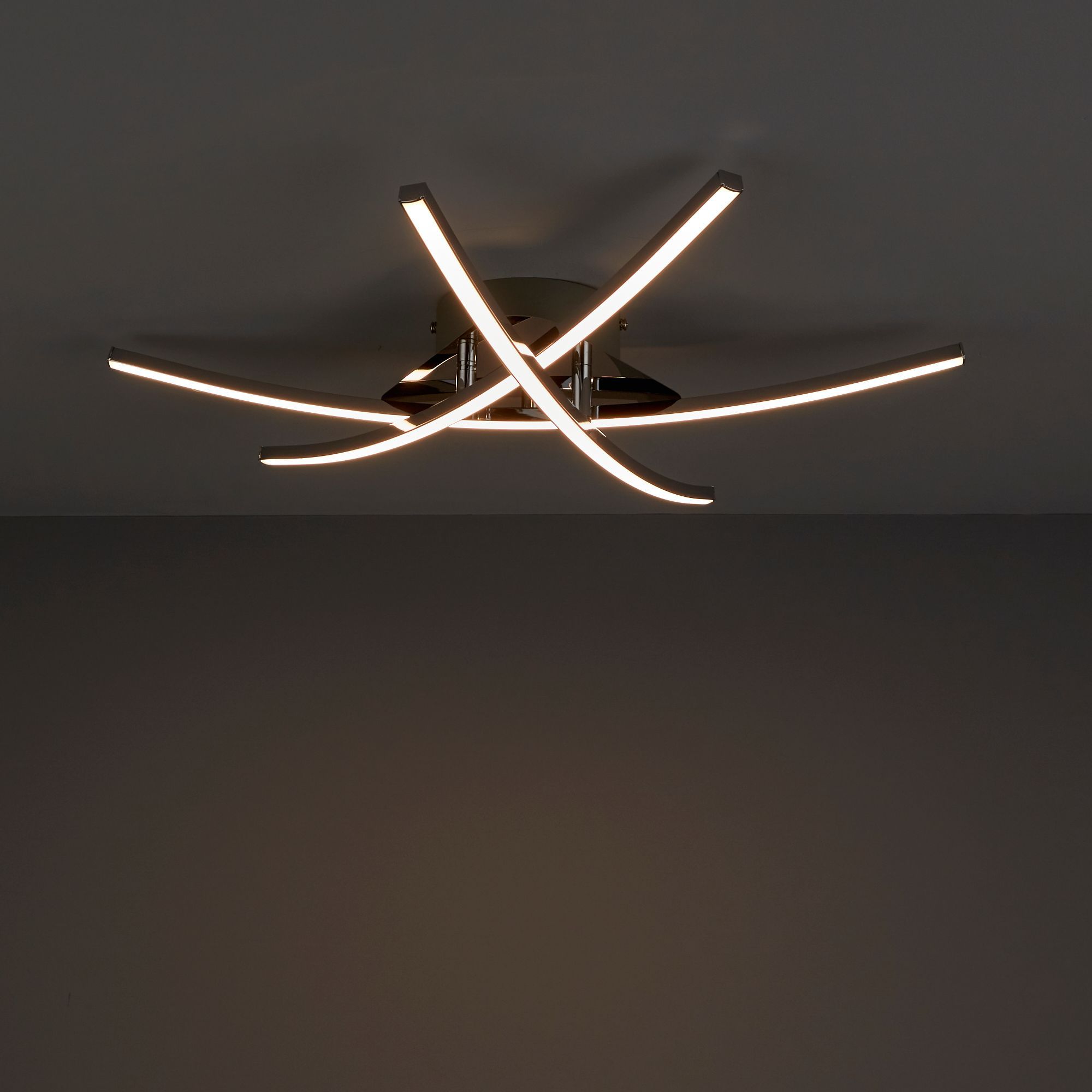 Colours Alani Brushed Chrome Effect 3 Lamp Ceiling Light Price Comparisons | Compare The Build