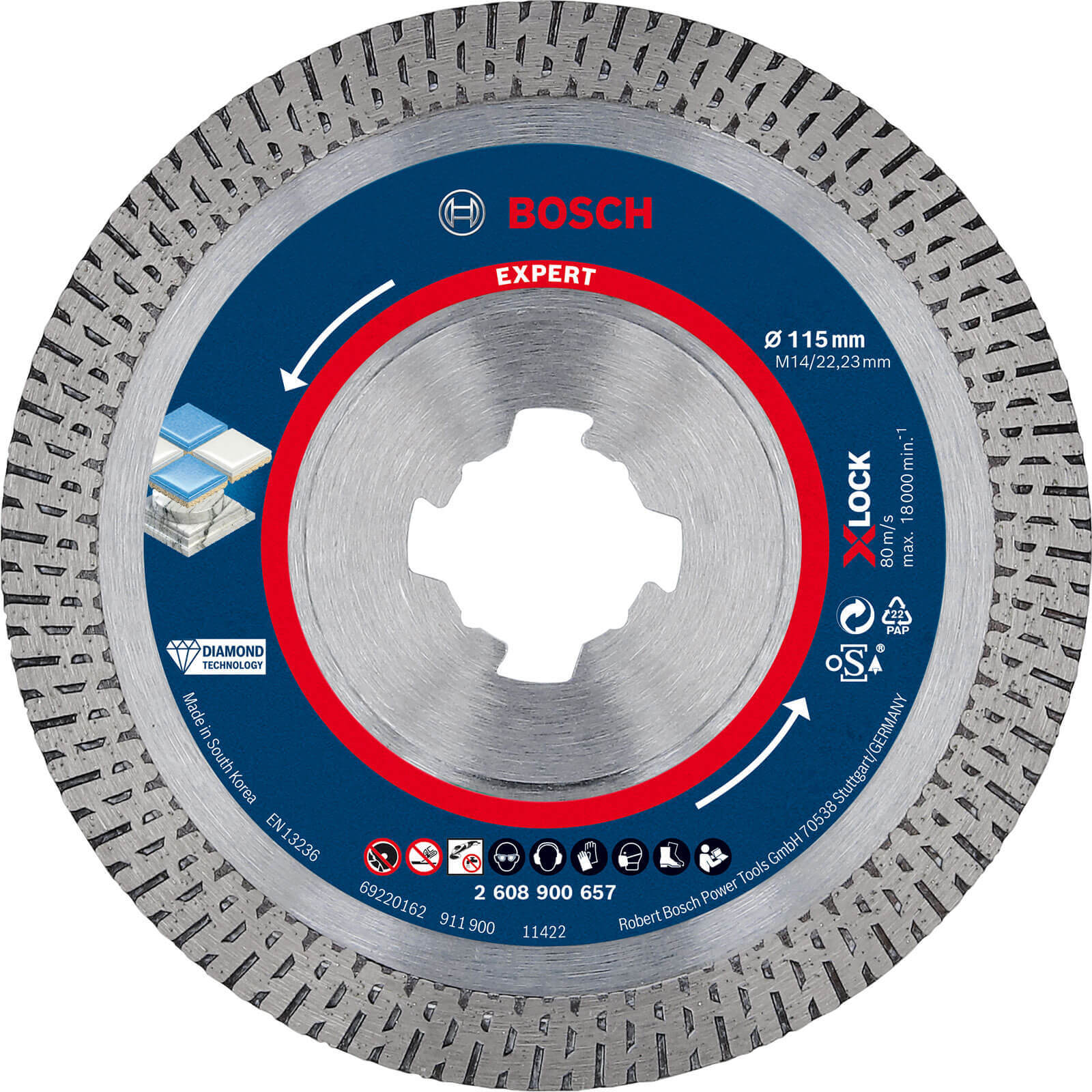 Bosch Expert X Lock Best Diamond Cutting Disc for Hard Ceramics 115mm 1.6mm 22mm Price Comparisons | Compare The Build