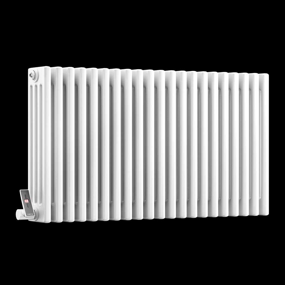 DQ Modus 4 Column Horizontal Radiator, White, 600mm x 1060mm (Electric) Price Comparisons | Compare The Build