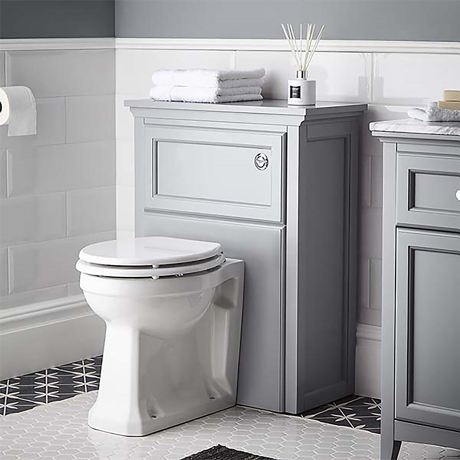 Bathstore Savoy Toilet Unit - Light Grey Price Comparisons | Compare The Build