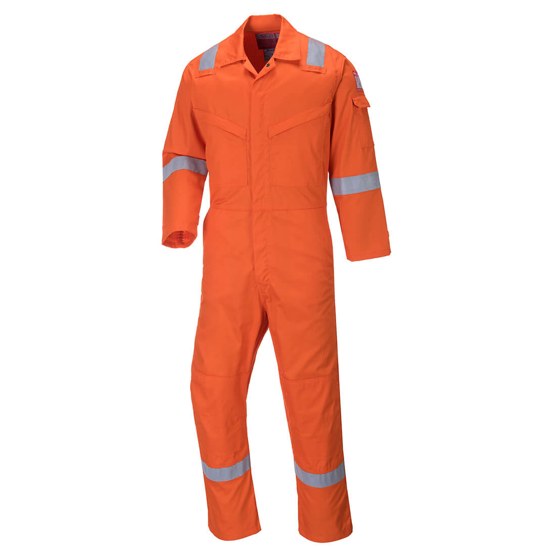 Biz Flame Mens Aberdeen Flame Resistant Coverall Orange 52" 32" Price Comparisons | Compare The Build