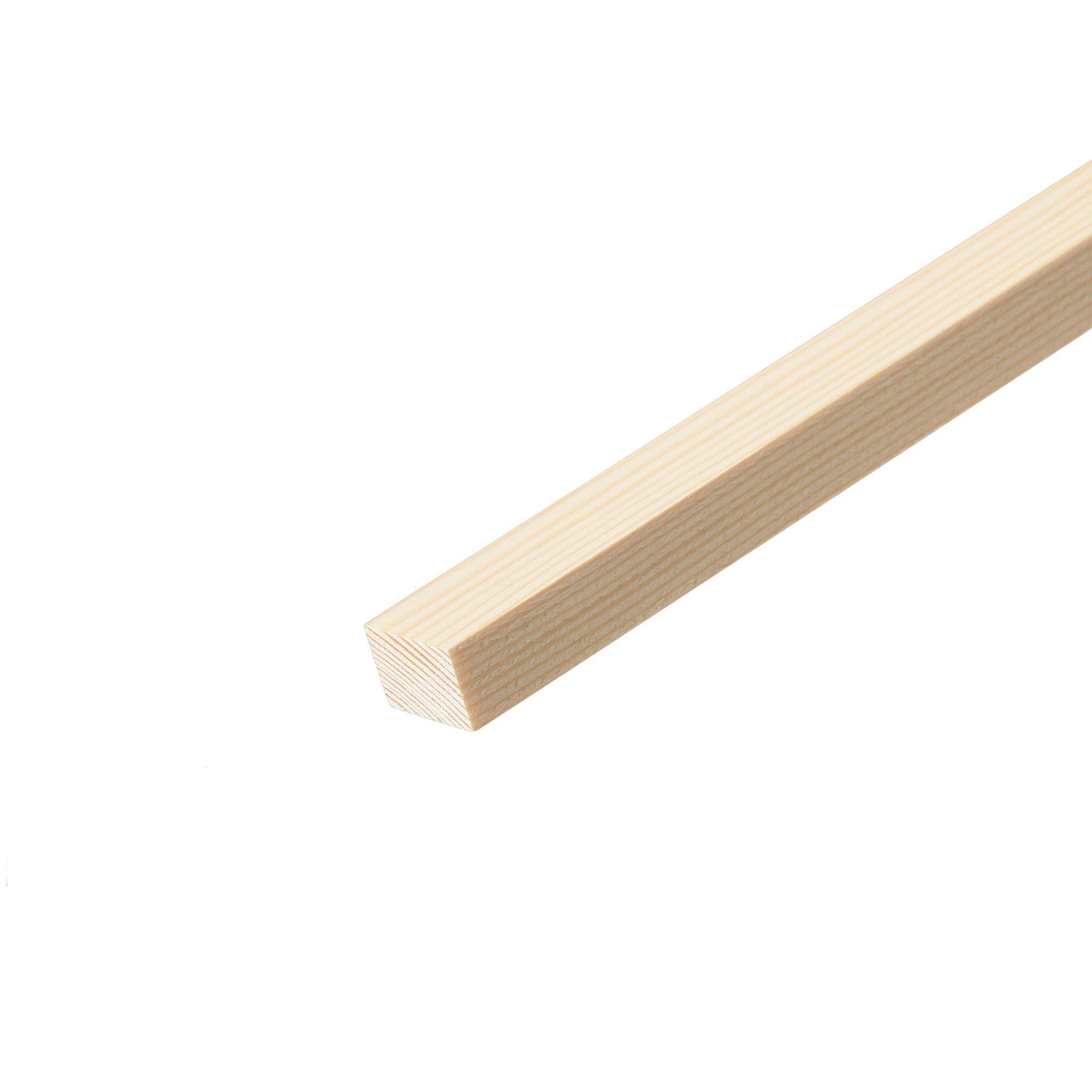 Cheshire Mouldings Smooth Square edge Pine Stripwood (L)0.9m (W)25mm (T)21mm Price Comparisons | Compare The Build