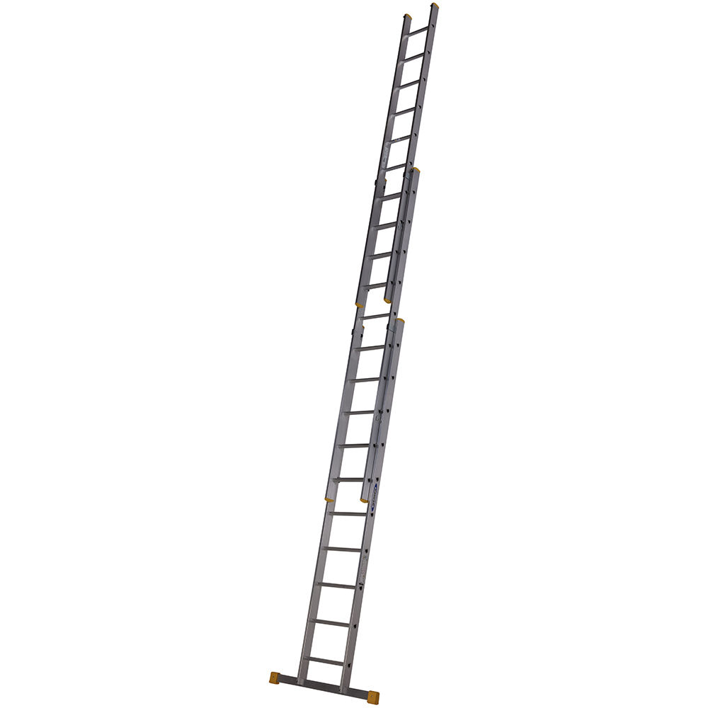 Werner 7232918 Box Section Triple Extension Ladder 3.0m Price Comparisons | Compare The Build