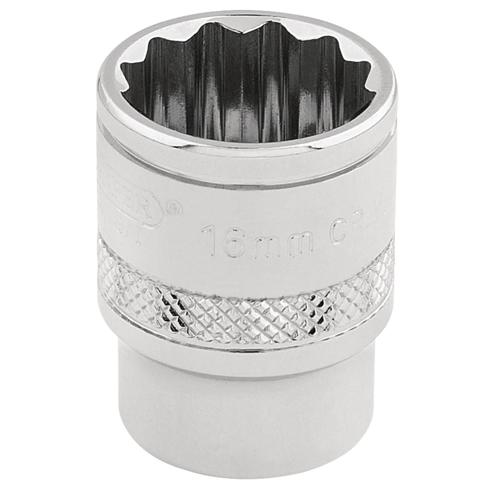 Draper 3/8" Drive Polished Finish Hi Torq Bi Hexagon Socket Metric 3/8" 16mm Price Comparisons | Compare The Build