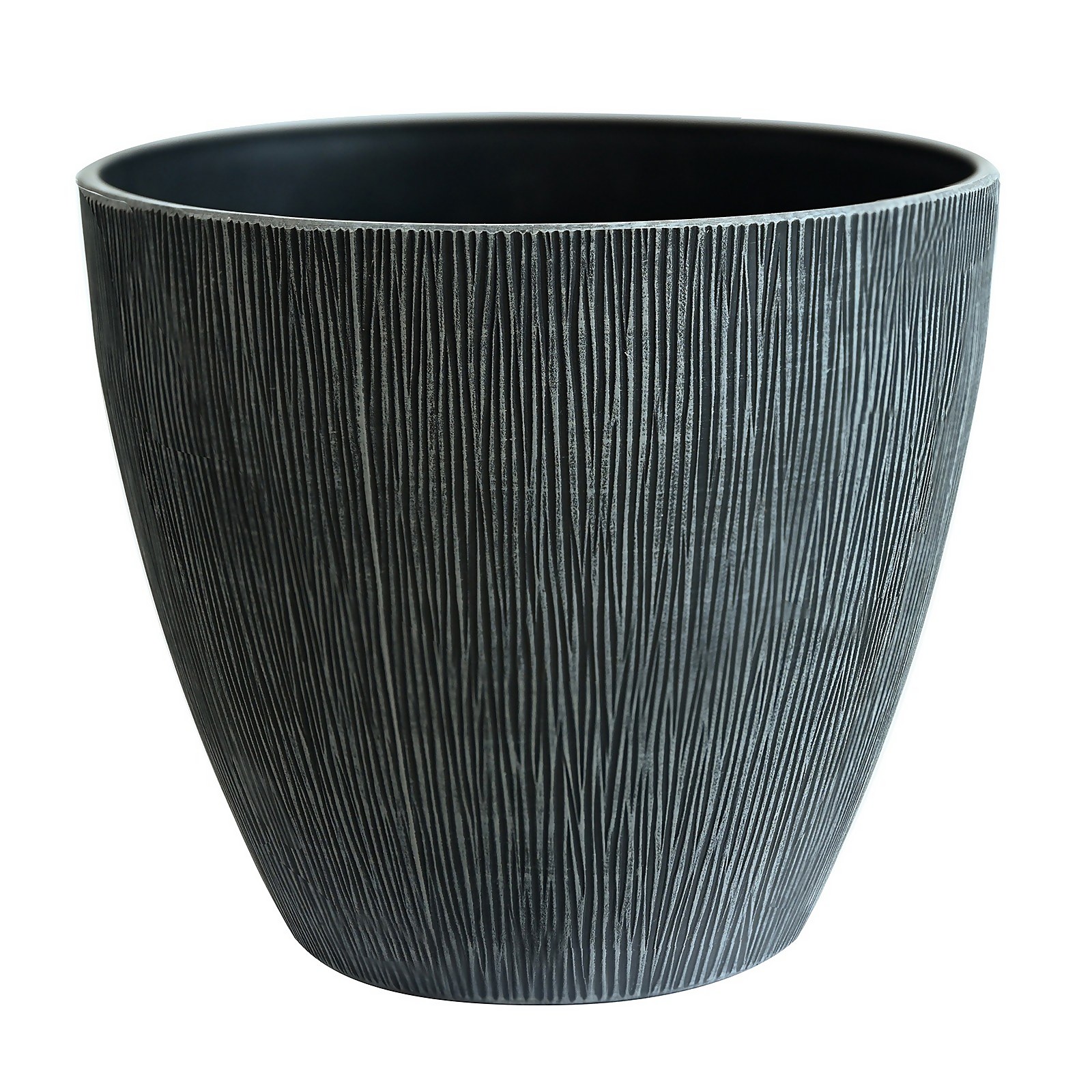 Grey Bark Planter - 38cm Price Comparisons | Compare The Build