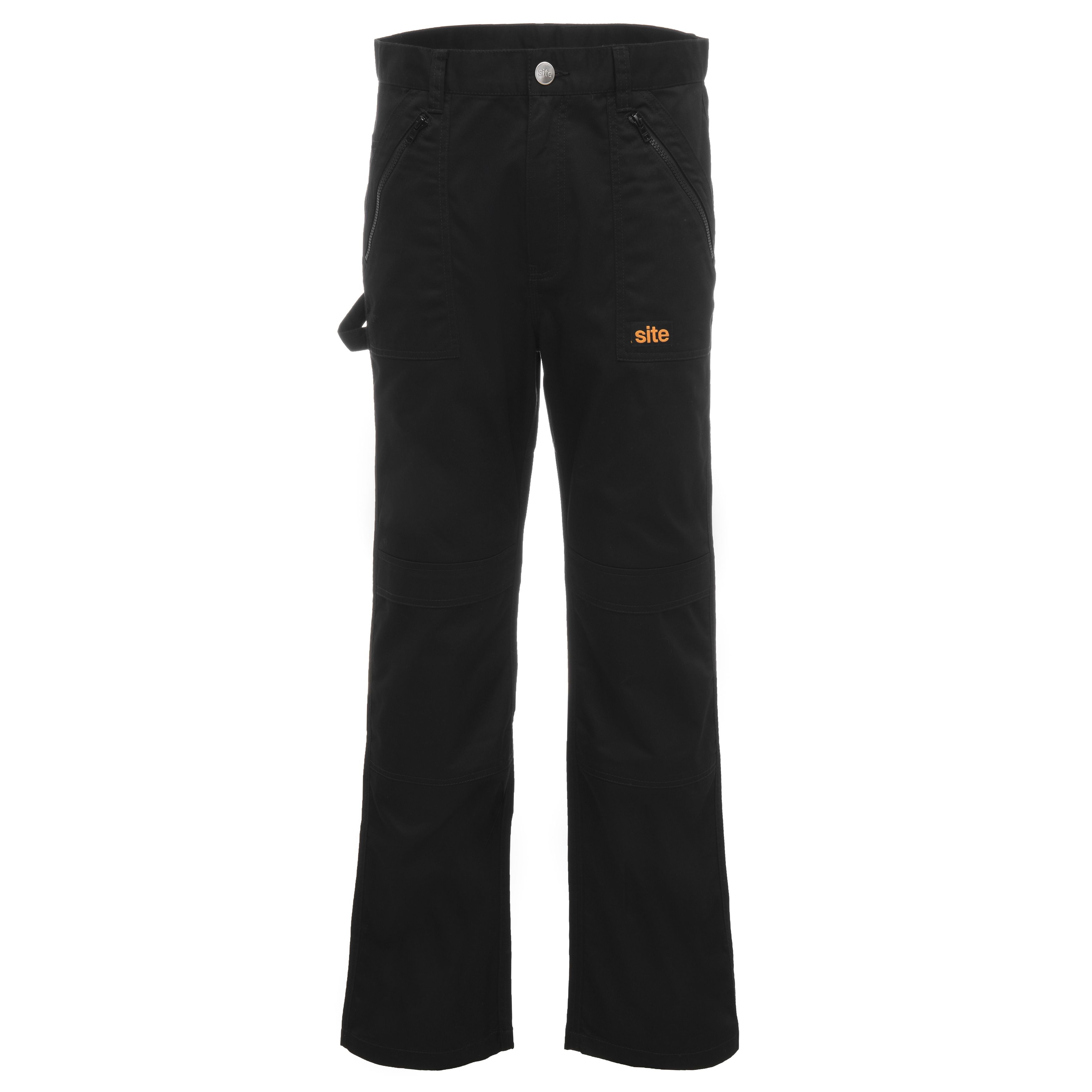 Site Beagle Black Men's Trousers, One Size W32" L32" Price Comparisons | Compare The Build